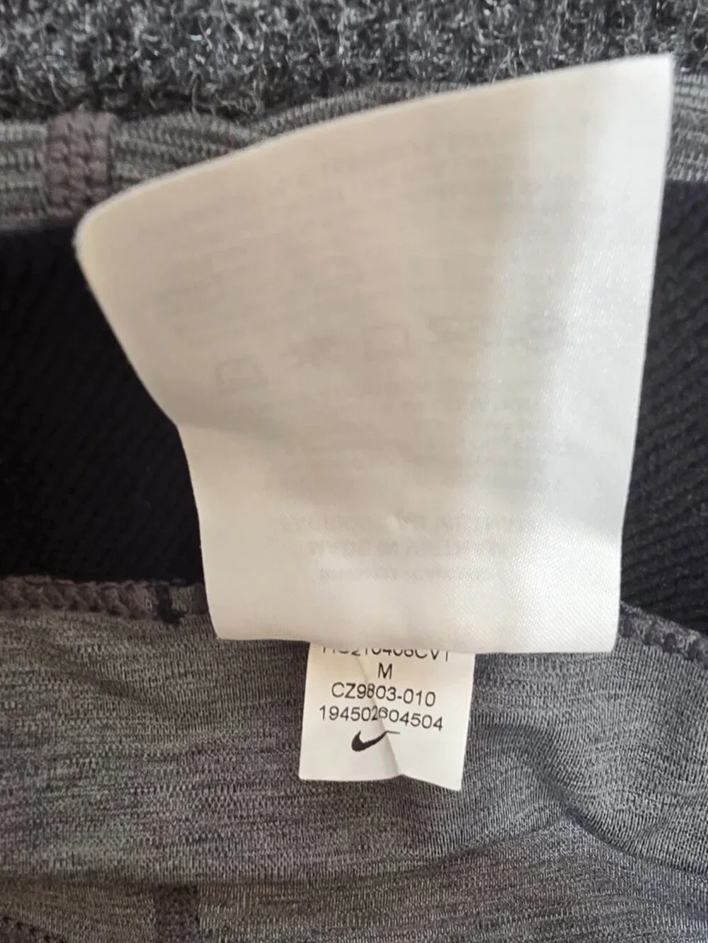 Nike Pro Leggings Women’s Medium Gray Black Colorblock High Waist Workout Pants